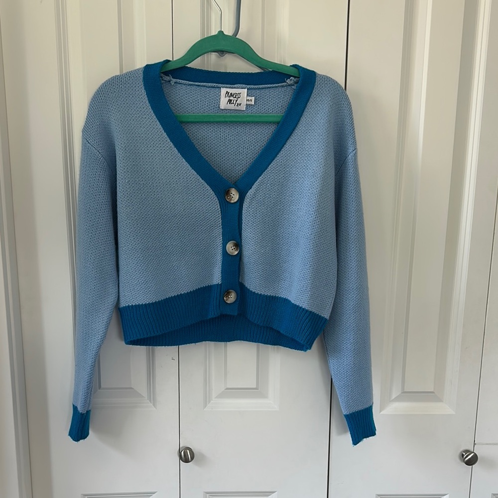 Princess Polly blue sweater